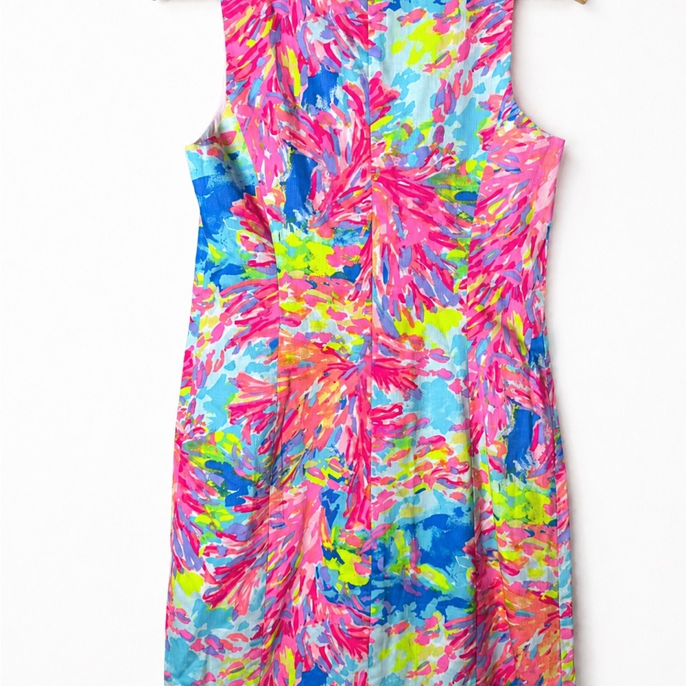 Lilly Pulitzer Fallon shift dress palm beach coral size 4 - Picture 3 of 7